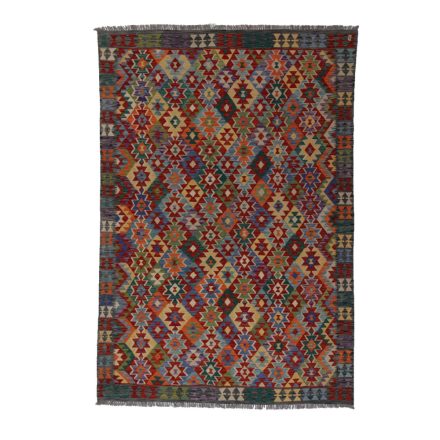 Dywan Kilim wełniany Chobi 203x296 Kilim ręcznie tkany