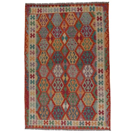 Dywan Kilim wełniany Chobi 203x292 Kilim ręcznie tkany