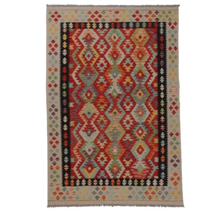 Dywan Kilim Chobi 248x168 ręcznie tkany afgański kilim z wełny