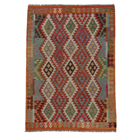 Dywan Kilim Chobi 238x175 ręcznie tkany afgański kilim z wełny