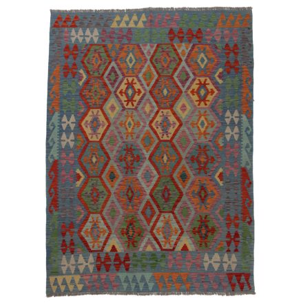 Dywan Kilim Chobi 239x176 ręcznie tkany afgański kilim z wełny