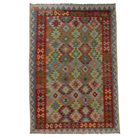 Dywan Kilim Chobi 247x174 ręcznie tkany afgański kilim z wełny