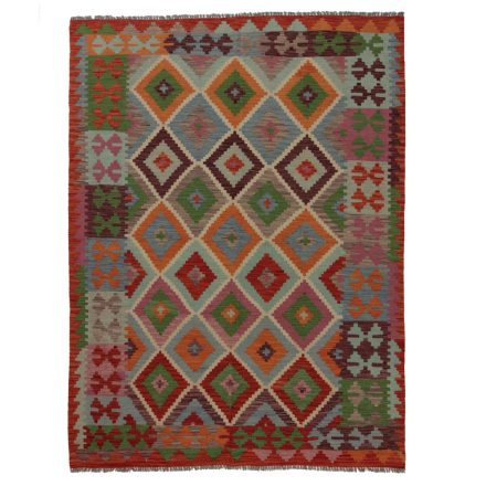 Dywan Kilim Chobi 243x178 ręcznie tkany afgański kilim z wełny