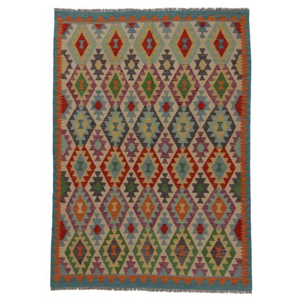 Dywan Kilim Chobi 245x176 ręcznie tkany afgański kilim z wełny