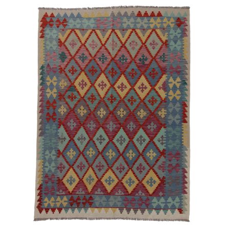 Dywan Kilim Chobi 247x189 ręcznie tkany afgański kilim z wełny