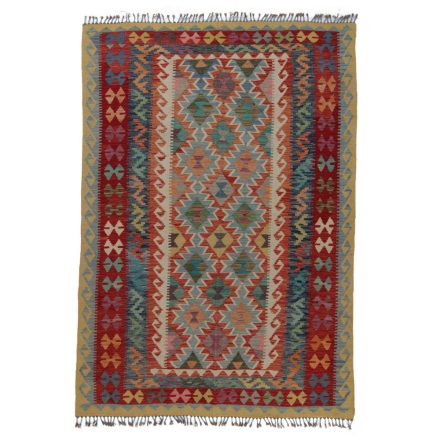 Dywan Kilim Chobi 249x175 ręcznie tkany afgański kilim z wełny