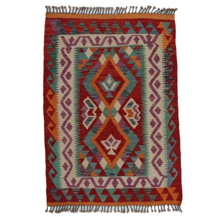 Dywan Kilim Chobi 142x101 ręcznie tkany afgański kilim z wełny