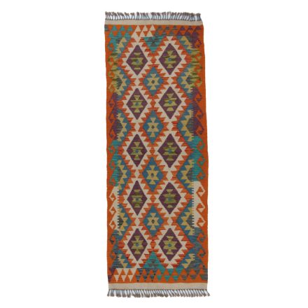 Dywan Kilim Chobi 76x202 ręcznie tkany afgański kilim