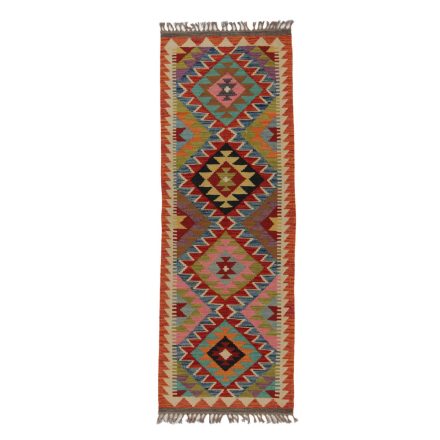 Dywan Kilim Chobi 69x196 ręcznie tkany afgański kilim