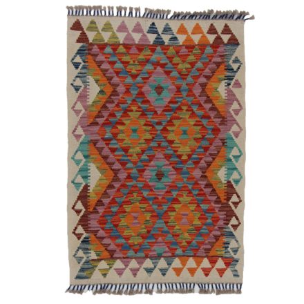 Etniczny Kilim Chobi 120x81 ręcznie tkany dywan kilim