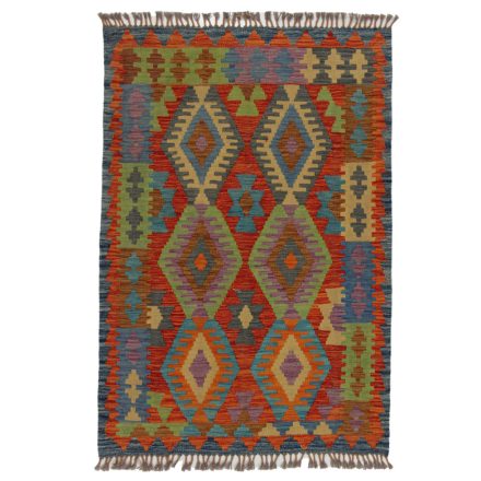 Etniczny Kilim Chobi 151x103 ręcznie tkany dywan kilim