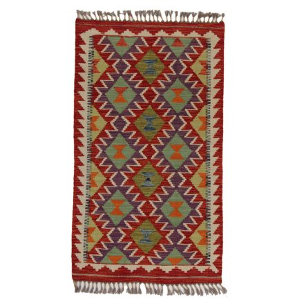 Dywan Kilim Afgański Chobi 132x76 ręcznie tkany etniczny kilim