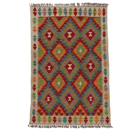 Etniczny Kilim Chobi 147x98 ręcznie tkany dywan kilim