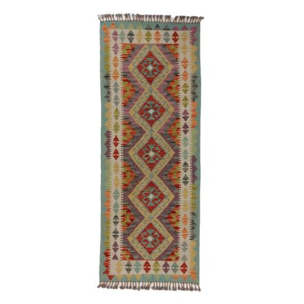 Dywan Kilim Chobi 75x195 ręcznie tkany afgański kilim