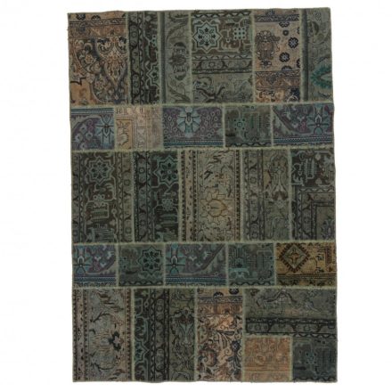 Design dywan zielony Patchwork 169x238 dywan do salonu